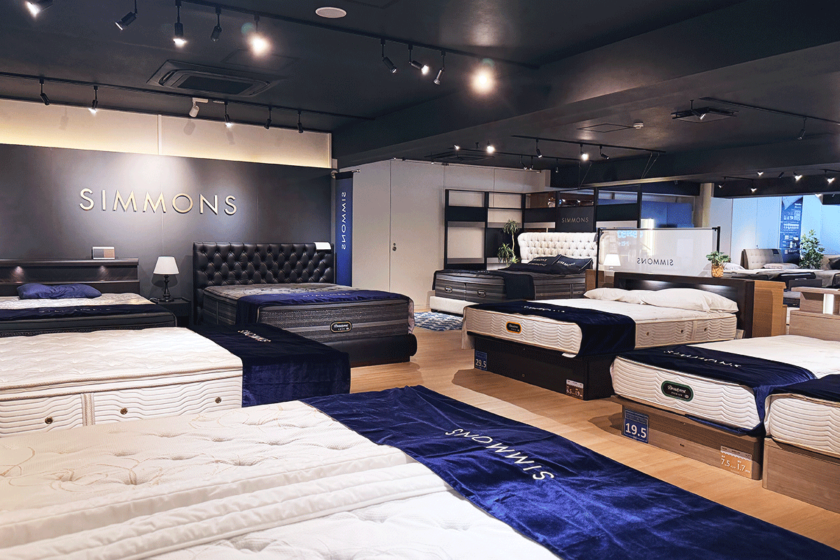 ベッド展示エリア②