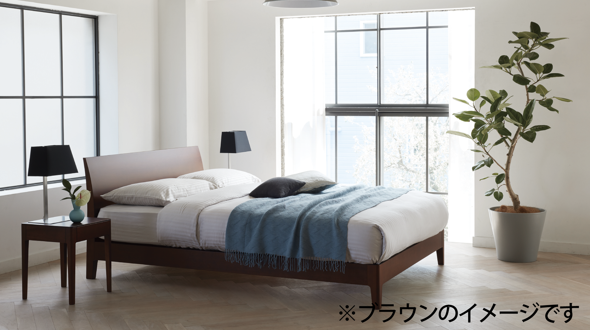 日本ベッド｜ソムノ ダークブラウン色 C081 クイーン