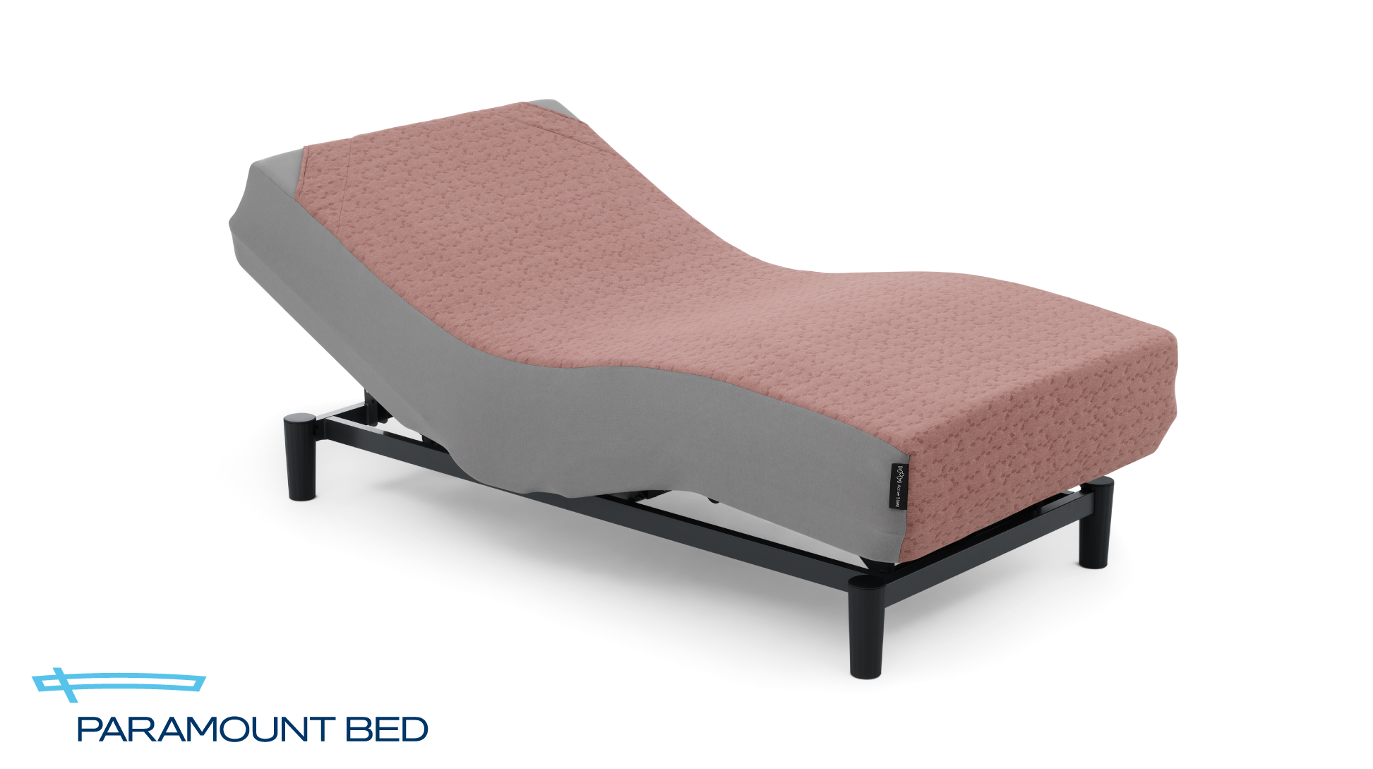 パラマウントベッド｜電動リクライニングベッドセット｜Active Sleep BED (ANALYZERセット / キルトジャガードニット) ミストレッド色 シングル