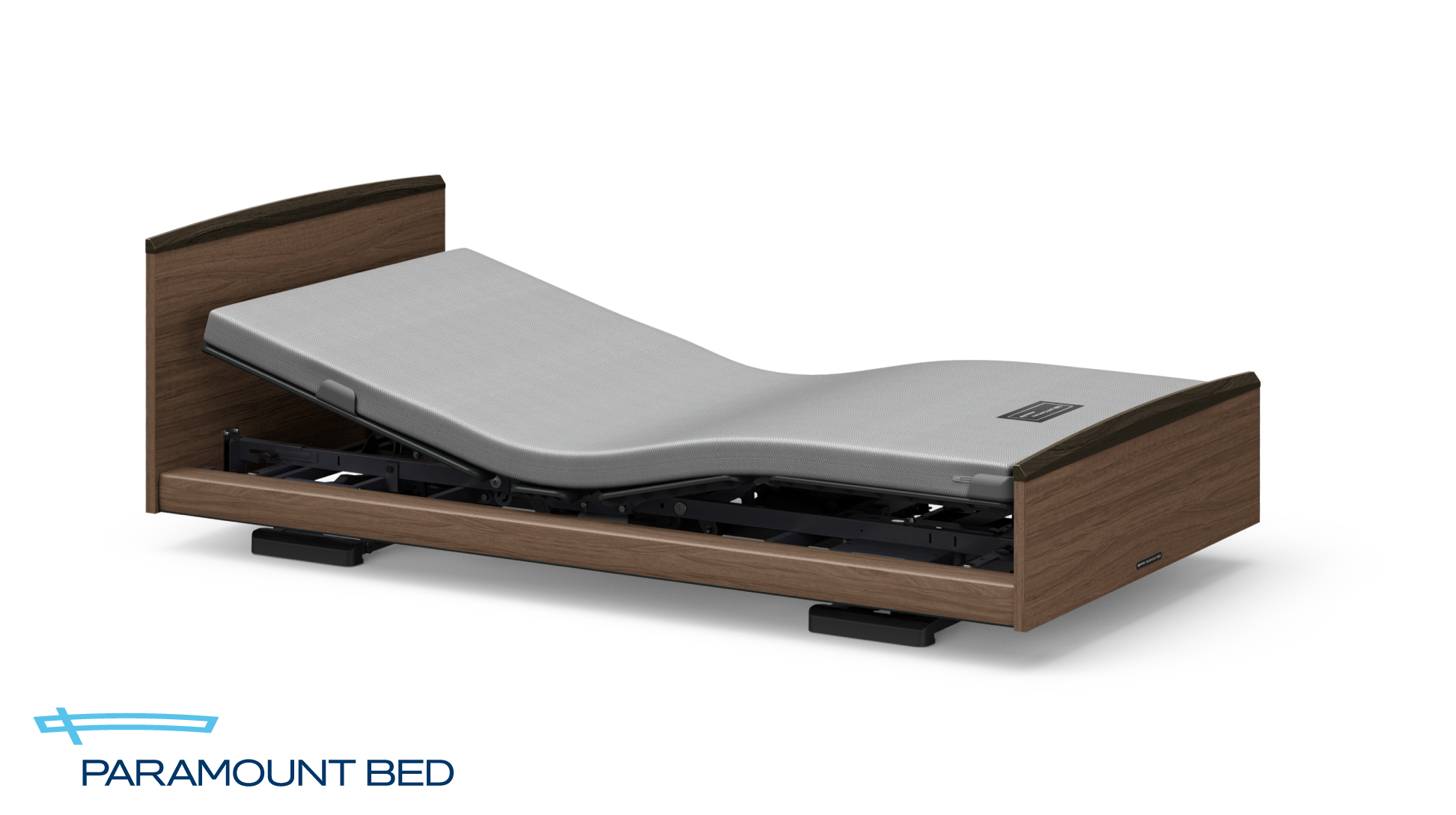 パラマウントベッド｜INTIME 3000 (3モーター / ラウンドHB / Active Sleep ANALYZERなし) クラッシーダーク色 シングル